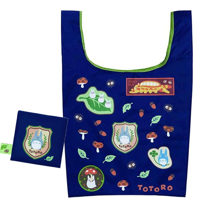 エコバッグ となりのトトロ トトロアイコン 丸眞 ショッピングバッグ ショッピング スタジオジブリ キャラクター グッズ 大容量 再生 生地 買い物