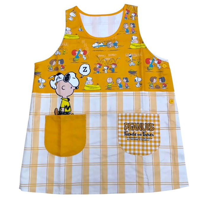 エプロン スヌーピー 353319-2 美竹 大寸 大きいサイズ snoopy