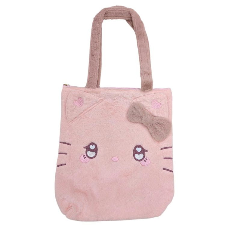 トートバッグ サンリオキャラクターズ うるふわ ファー 手提げ クロミ