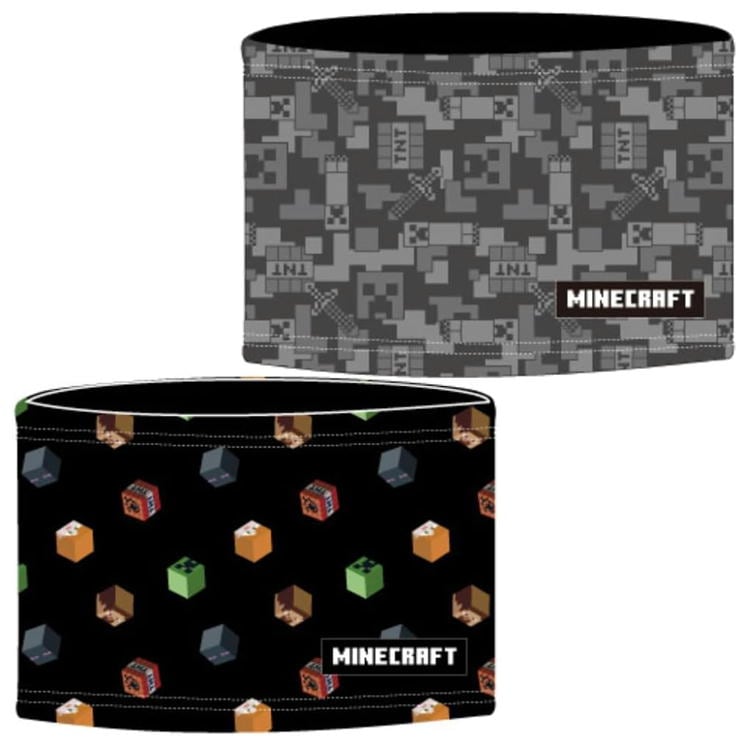 マイクラ ネックウォーマー Minecraft マインクラフト キャラクター フリース 裏ボア 防寒 総柄 F8560YB ニシオ