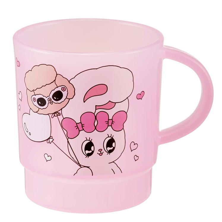 スタッキング カップ エスターバニー KP1 スケータープラコップ 食洗機対応 340ml 日本製 うさぎ キャラクター 重なるカップ マイコップ