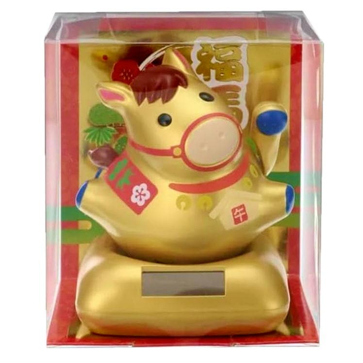 干支 ソーラー 幸せ招き 午 午年 馬 うま ソーラースイング 縁起物