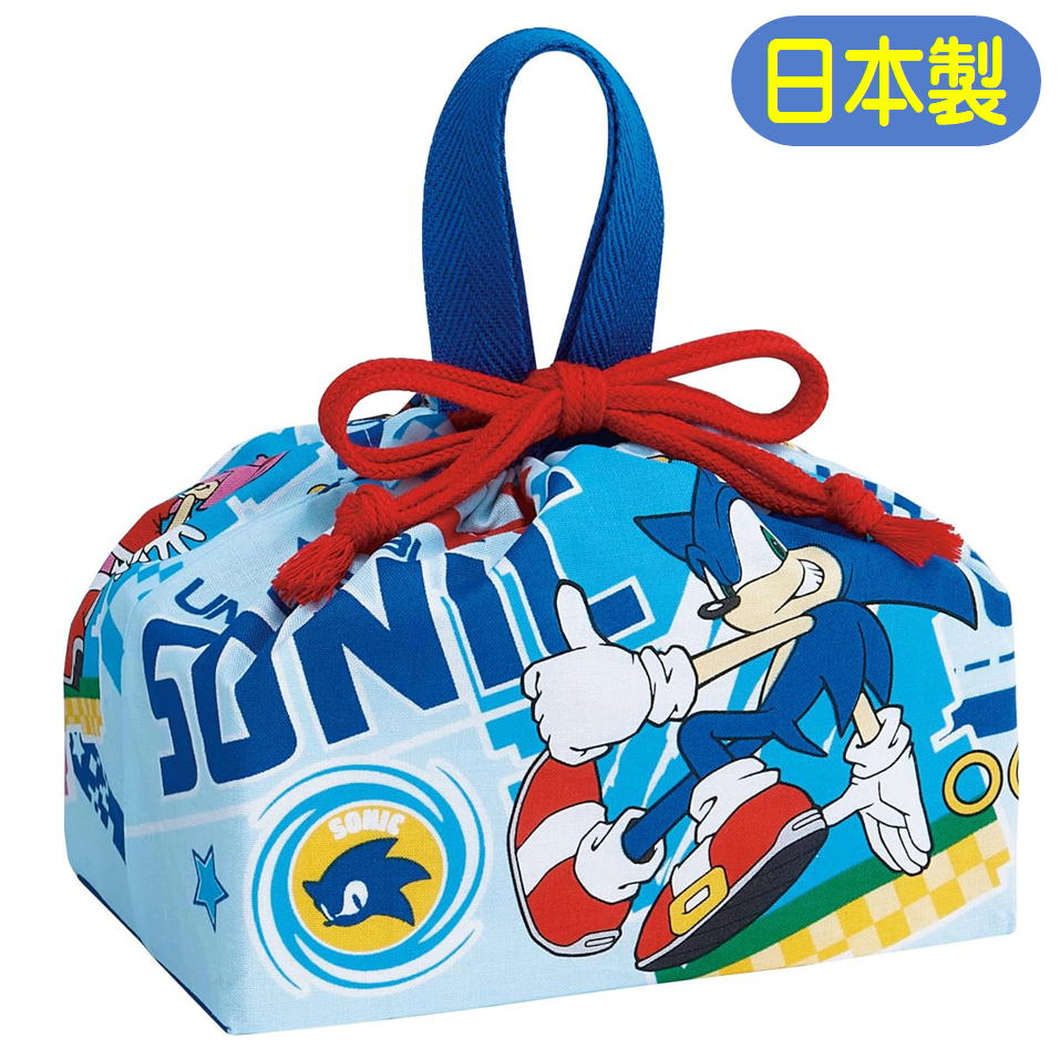 ランチ巾着 ソニック・ザ・ヘッジホッグ スケーター KB7 日本製 セガ ゲーム キャラクター お弁当袋 巾着 巾着袋 ランチ袋 入園 入学