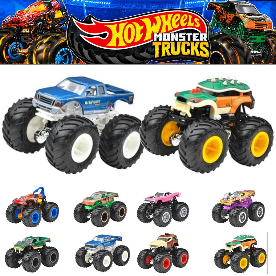 マテル ホットウィール モンスタートラック 2パック MATTEL HOT WHEELS ミニカー 車 おもちゃ 玩具 ダイキャストカー 男の子