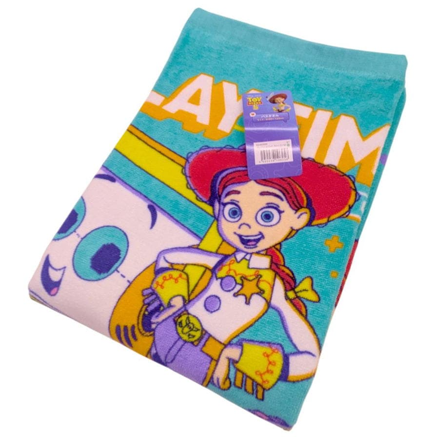 バスタオル トイストーリー5 プレイタイム ディズニー ピクサー 林タオル キャラクター グッズ 60×120cm 綿100% ウッディ バズ 子供