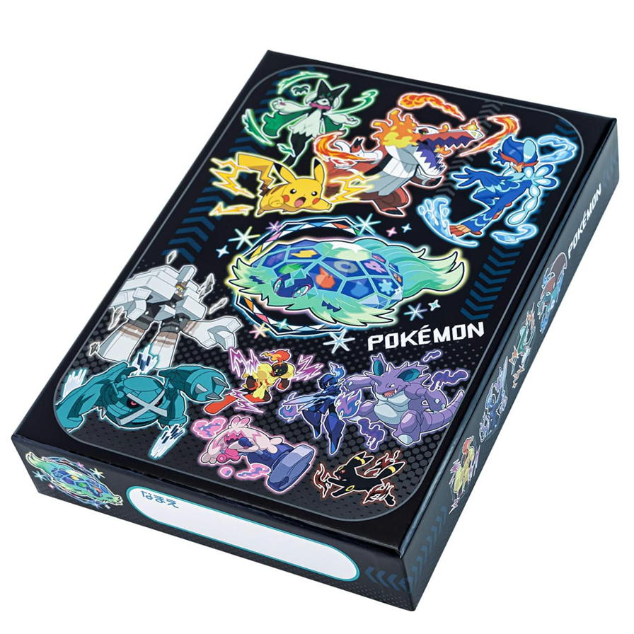 おどうぐばこ ポケットモンスター ショウワノート 黒 964729001 B5サイズ対応 お道具箱 紙製 ポケモン ピカチュウ キャラクター グッズ