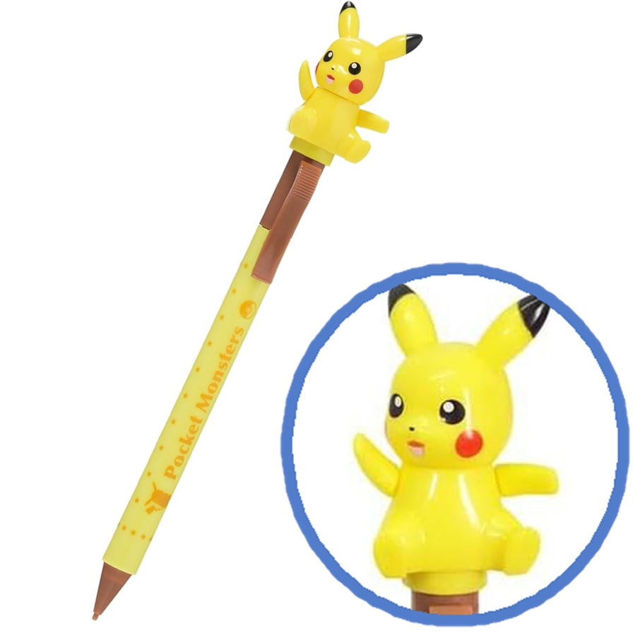 アクションシャープペン ポケモン ショウワノート 196727001 シャープペンシル ポケットモンスター キャラクター グッズ 動く フィギュア ギミック