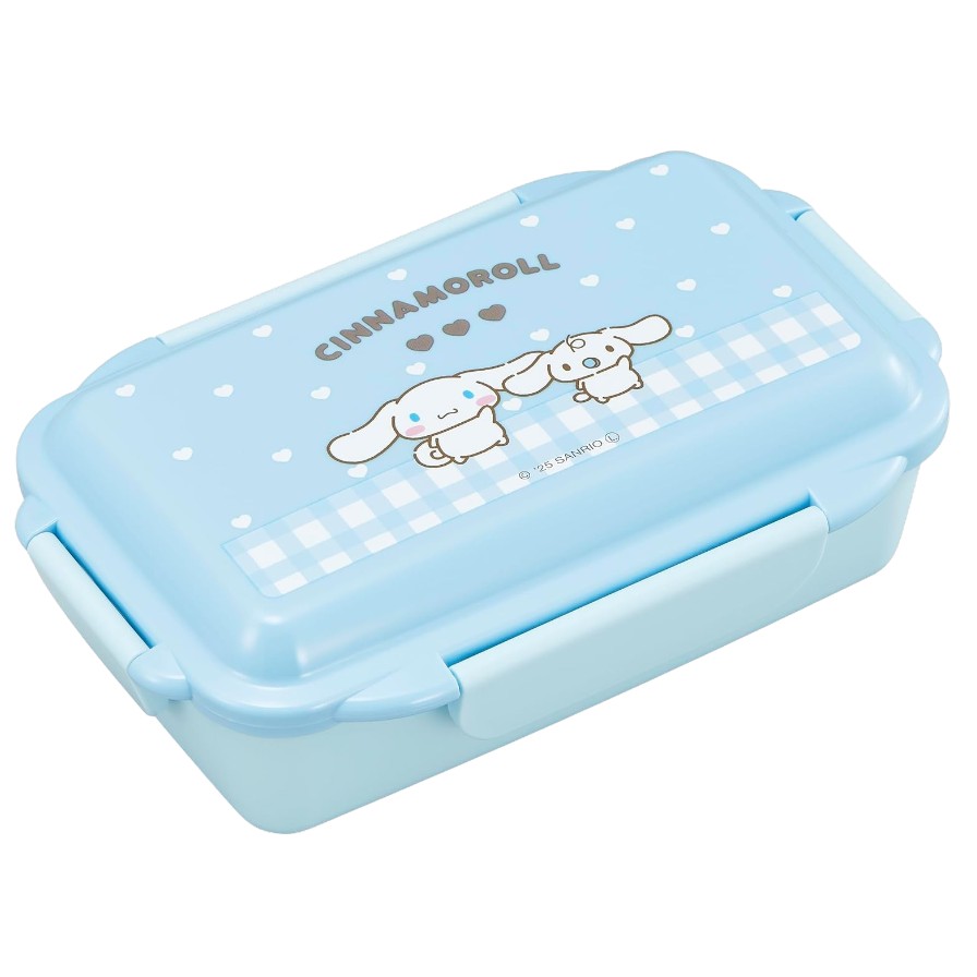 お弁当箱 1段 500ml 抗菌 ドーム型 ランチボックス 4点ロック オーエスケー PCD-500 シナモロール シナモン 食洗機 レンジ 日本製 サンリオ