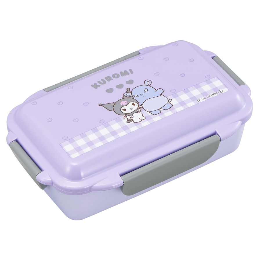お弁当箱 1段 500ml 抗菌 ドーム型 ランチボックス 4点ロック オーエスケー PCD-500 クロミ 食洗機 レンジ 日本製 サンリオ