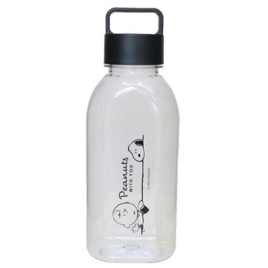 水筒 クリアボトル スヌーピー 900ml 大容量 のんびり カミオジャパン 212104 軽い 割れにくい ピーナッツ PEANUTS プラスチック 常温水筒