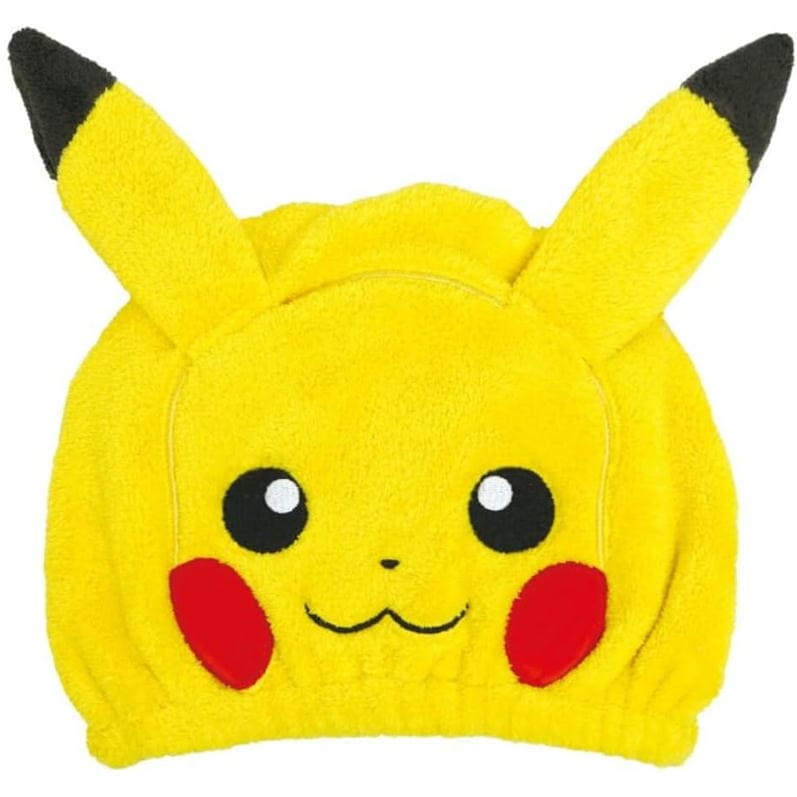 ヘアキャップ ポケモン タオルキャップ ヒトカゲ ゼニガメ フシギダネ ピカチュウ イーブイ ゲンガー カビゴン サンタン マイクロファイバー 吸水