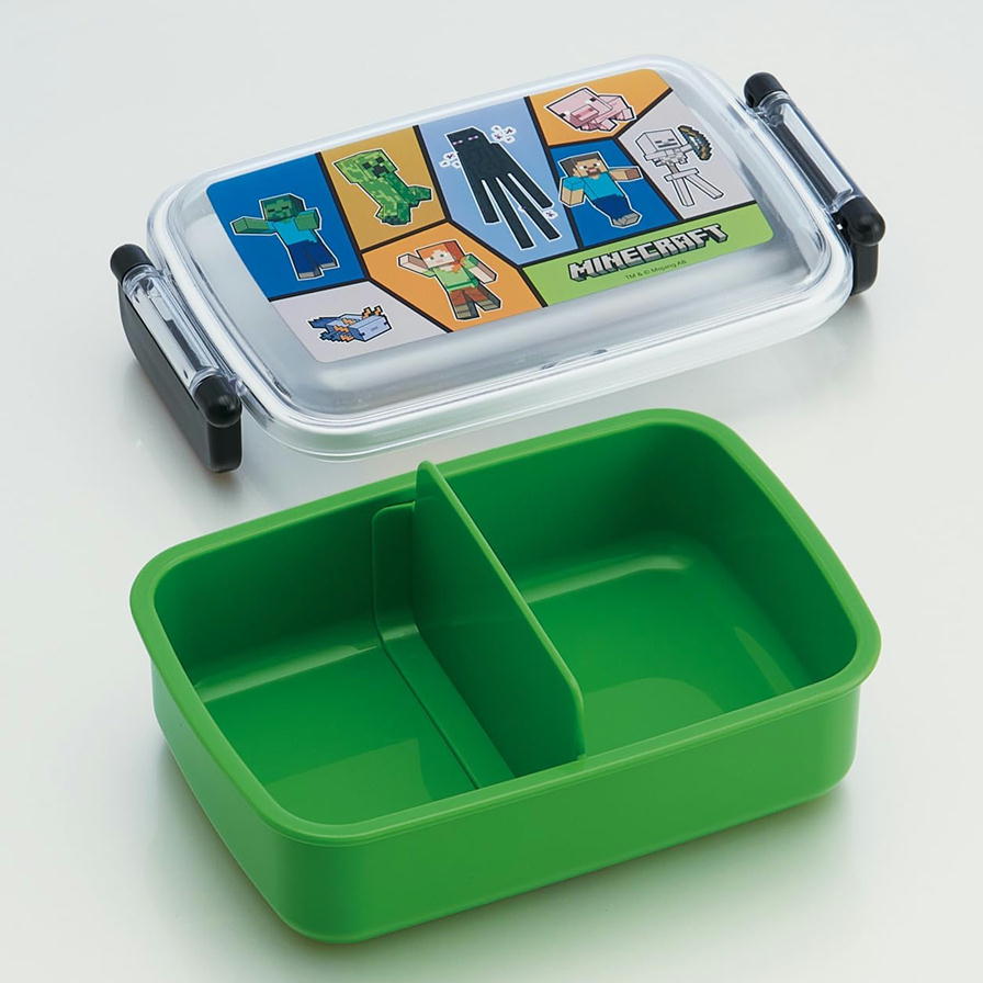 お弁当箱 1段 450ml 抗菌 ドーム型 ランチボックス 食洗機 レンジ スケーター RBF3ANAG マインクラフト マイクラ グッズ 子供 日本製
