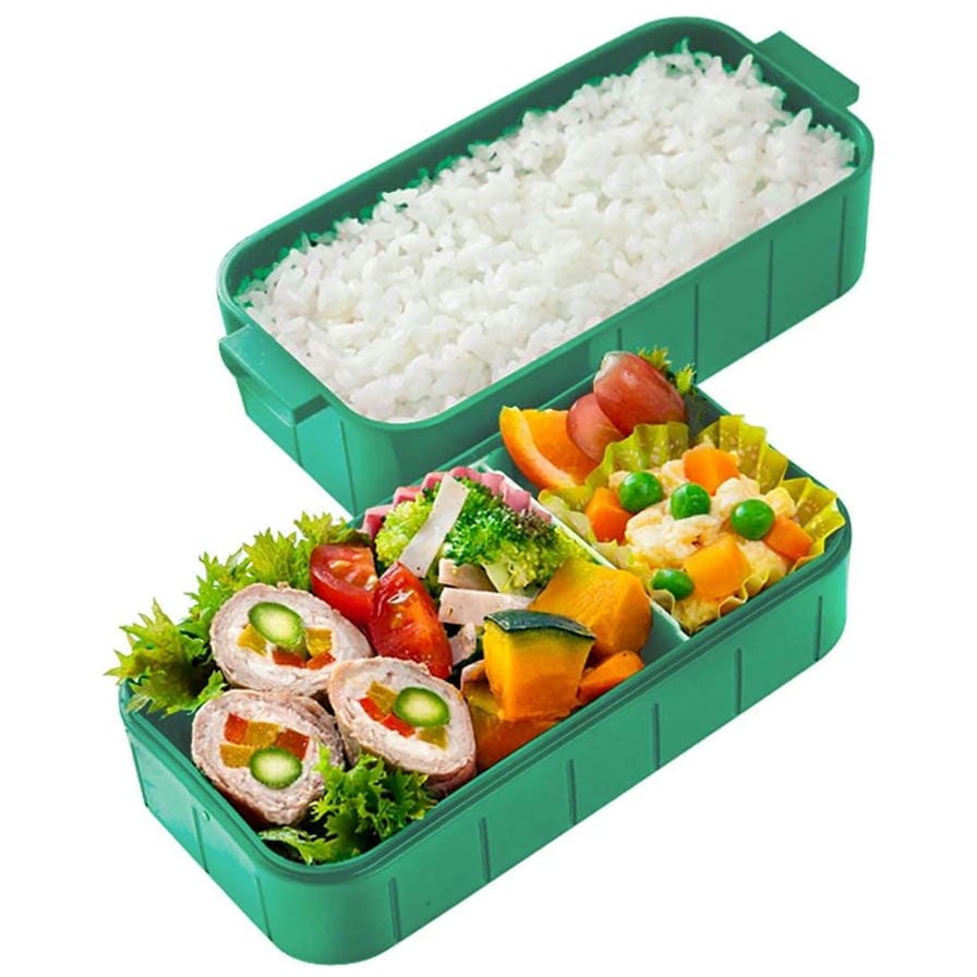 お弁当箱 2段 600ml 抗菌 ランチボックス 入れ子式 スリム スケーター YZW3AG マインクラフト マイクラ グッズ 男の子 キャラクター 日本製