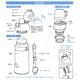 ���������� 2WAY ���ƥ�쥹�ܥȥ� ������Υ��硼�� ���� SKDC3 �Ҷ� ���å� 350ml ľ���� 420ml ���� �ݲ� ���� ���� ���å�