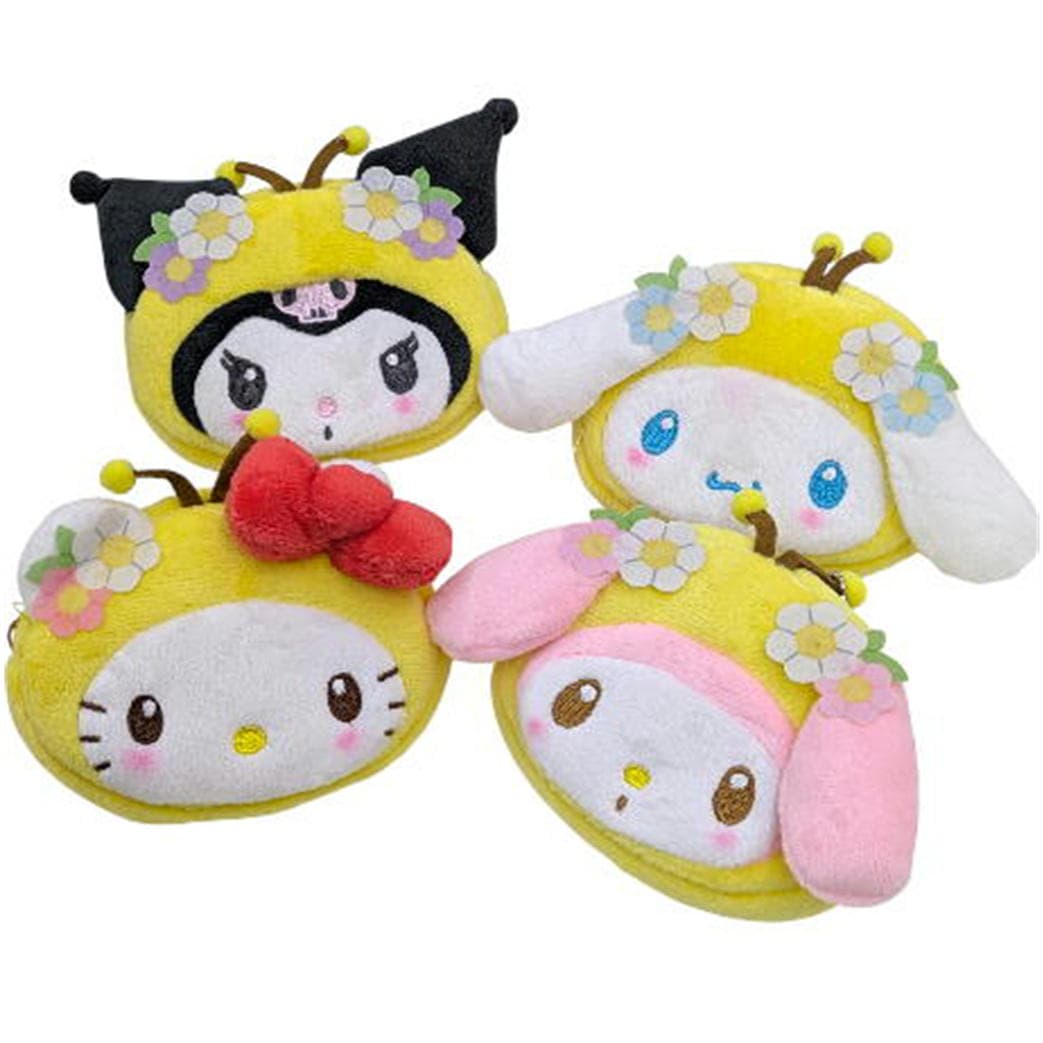サンリオ キャラクター ミニフェイスポーチ ミツバチ キティ マイメロ