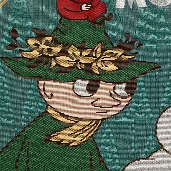 ムーミン クッション ゴブラン織り 背あて MOOMIN キャラクター