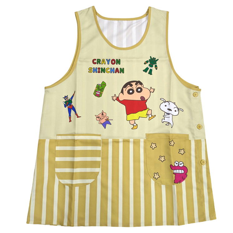 【保育士さん必見】キャラクターエプロンまとめ売り クレヨンしんちゃん ドラえもん エプロン キャラクター 大きいサイズ クレヨンしんちゃん サンリオ