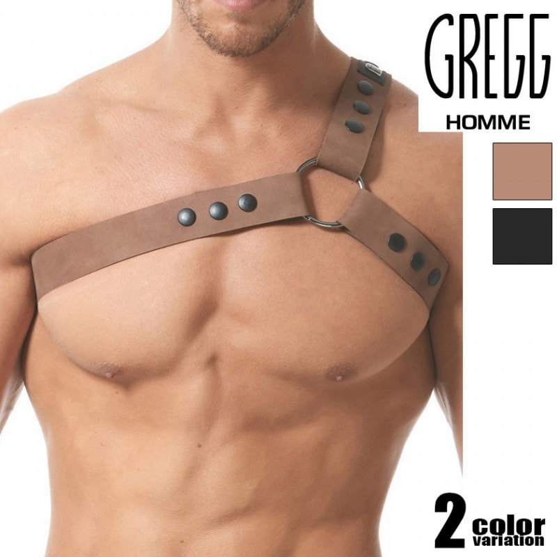 GreggHomme/����å������� BONDED��HARNESS��TOP �쥶���ϡ��ͥ� �磻��� ��������