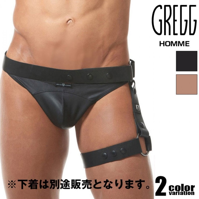 GreggHomme/����å������� BONDED��HARNESS��BOTTOM �쥶�� �ܥȥ��ѥܥǥ��ϡ��ͥ� �ܥǥ��ϡ��ͥ� �ܥȥॹ�ϡ��ͥ� �磻��� ��������