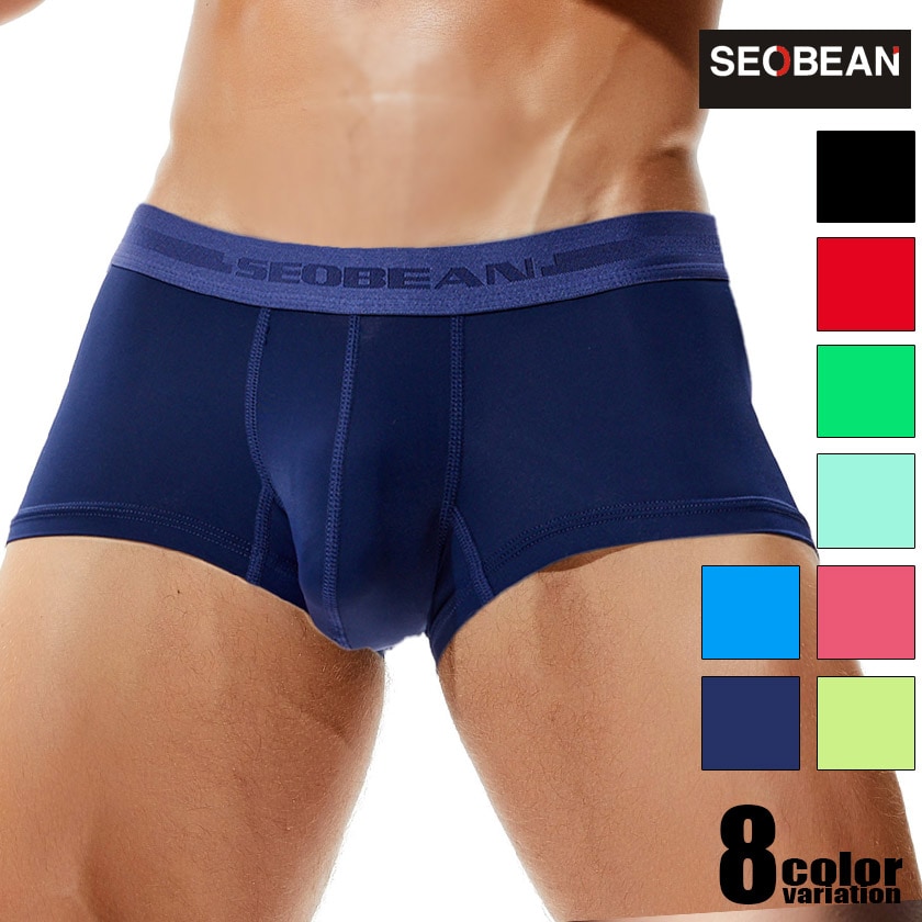 20ޤǥSEOBEAN/ӥ NYLON LOW RISE ELASTIC BOXER BRIEF ܥѥ  塡󥺡ѥ ʥ ȥå ٤ 餫