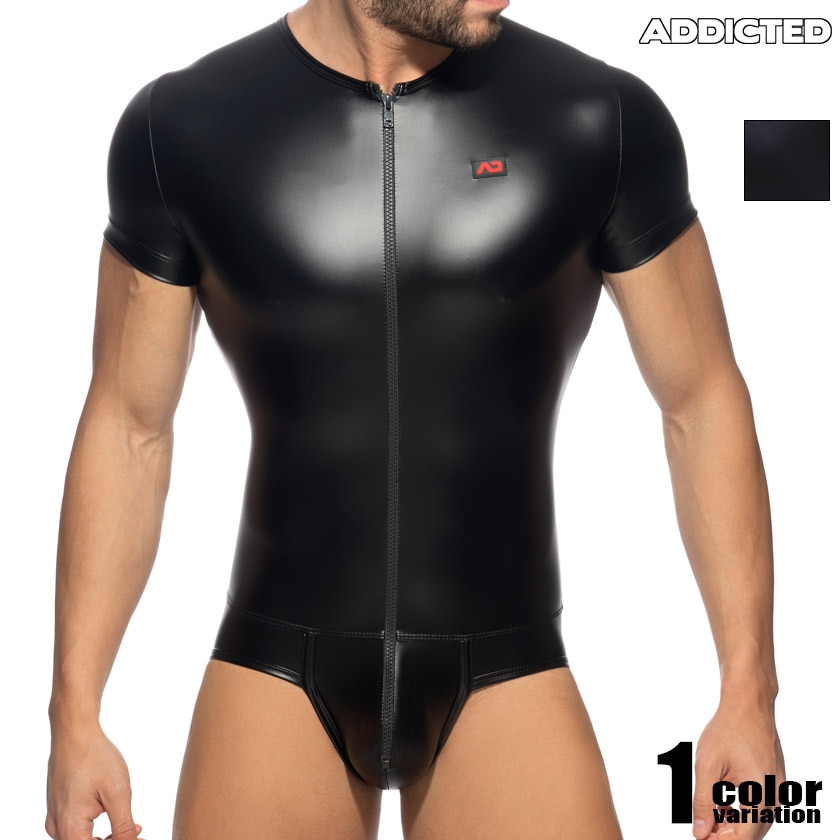 ADDICTED/���ǥ����ƥ��å� FRONT ZIP RUB BODY ��С��ܥǥ������ġ�RING UP ���åѡ� �ե�Хå� �������塡��󥺡��ѥ��