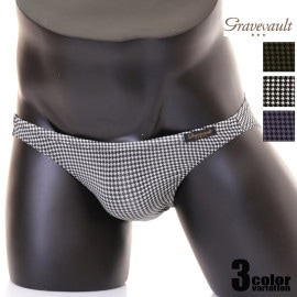 󥺥ӥˡGravevault/쥤֥ܡȡHoundstooth Bikini 󥺥ӥ   ѥ 