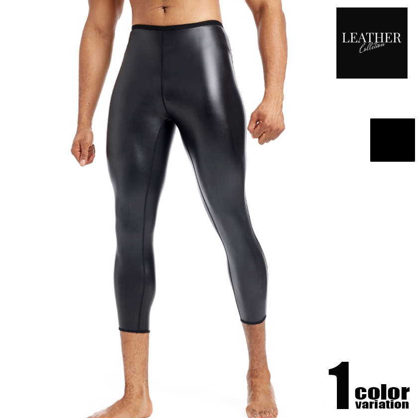 Leather collection/�쥶�����쥯����� �ե������쥶�� �쥮�� ���󥰥��ѥå� �����ġ�7ʬ�� ������ �������� �ҥåץ��å� �������ץѥ���������ݡ��� PU�쥶����� �ޥå� ������ ��С��ƥ����� �磻��� �������� �����륷�������б��ղƽ���