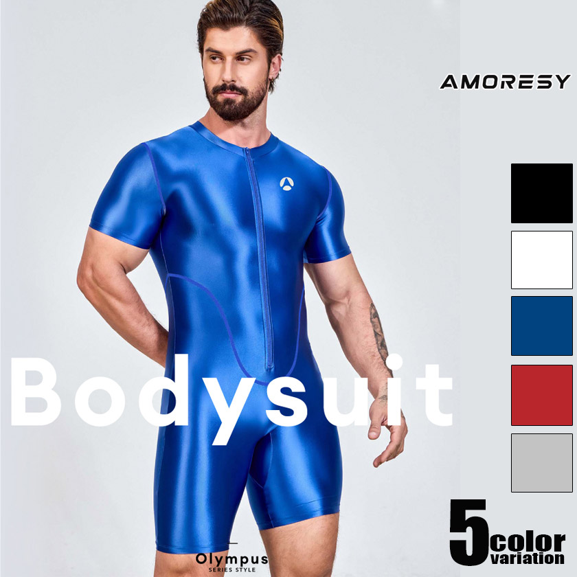 AMORESY/쥷 ܥǥ Olympus Sports Bodysuit  ݡĥ  ȥå 󥰥å 塡󥺡岼η  ץ졡ҡ Ⱦµåѡ