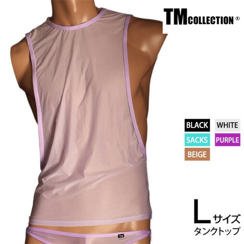 L������ TM CollectionClearskin Relax fit tanktop��Lsize ��󥺡����󥯥ȥå� �ȥåץ� ����ʡ� ���塡�ѥ�ġ�������������� TM���쥯�����