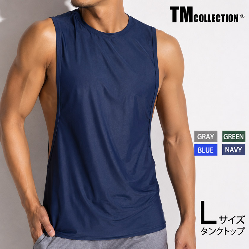 L������ ��NEW ���ꥫ�顼�� TM���쥯����� Clearskin Relax fit tanktop ��� ���󥯥ȥå� �ȥåץ� ����ʡ� ���� �ѥ�� ������������� TM Collection