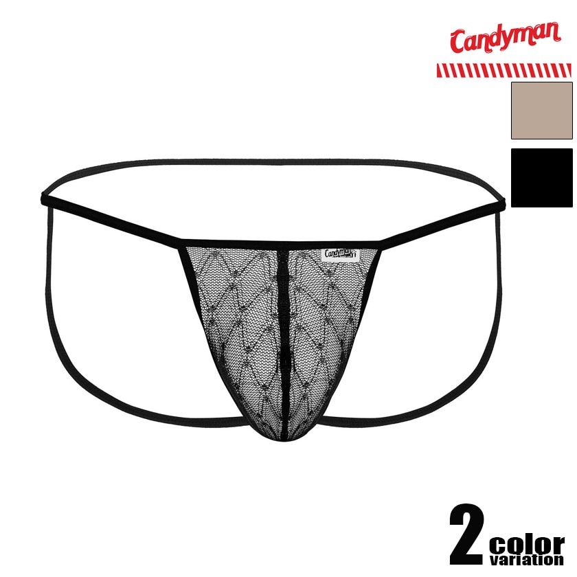 CandyMan/�����ǥ����ޥ� Micro Lace Jockstrap  �������塡��� �ѥ�� Y�Хå� ����å����ȥ�å� ��������