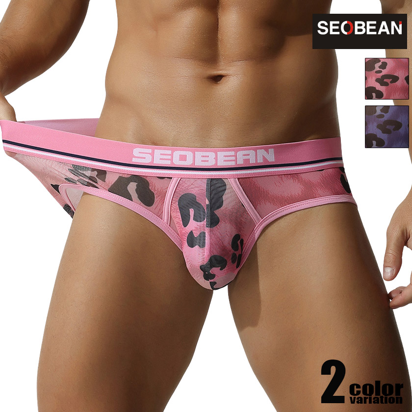 ��󥺥ӥ��� �֥꡼�� SEOBEAN/���ӥ� Leopard Print Briefs 250107 �쥪�ѡ��� ���˥ޥ��� �ҥ祦�� ɿ ��󥺥ӥ��� �ӥ��˥֥꡼�� �������塡��󥺡��ѥ�� �ե�Хå�