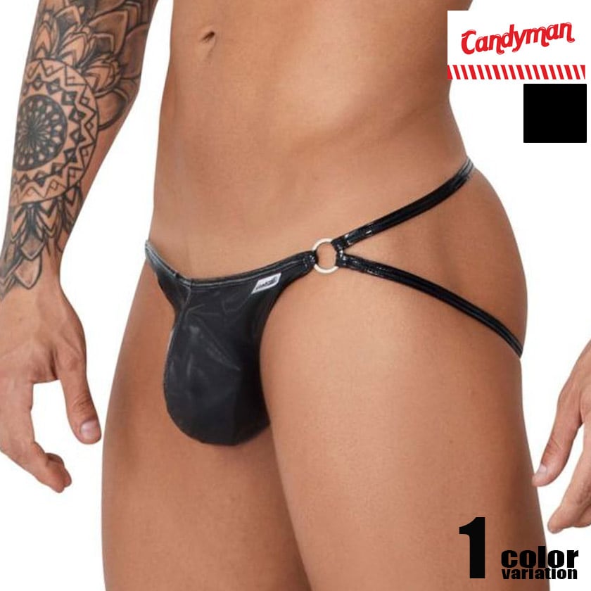 CandyMan/�����ǥ����ޥ� Gloss Jockstrap  ���ʥ�� Ω��˥�� �����ɥ��ȥ�� �������塡��� �ѥ�� Y�Хå� ����å����ȥ�å� ��������