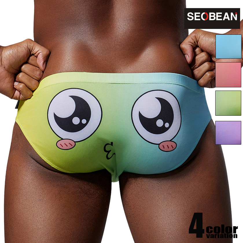 ��󥺥ӥ��� �֥꡼�� SEOBEAN/���ӥ��󥺥ӥ���  Emoji Gradient Briefs 250108 �ץ��� �ӥ��˥֥꡼�� �������塡��󥺡��ѥ�ġ��������� ®�� ��ʸ�� ���ߥ���