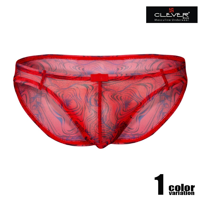 ��󥺥ӥ��� CLEVER/����С� CALIPSO LATIN BRIEF Red  �������롼 Ʃ�� ��å��� �ե�Хå� �������� ��� �ѥ�� �ӥ��� �����饤�� Ω��˥��