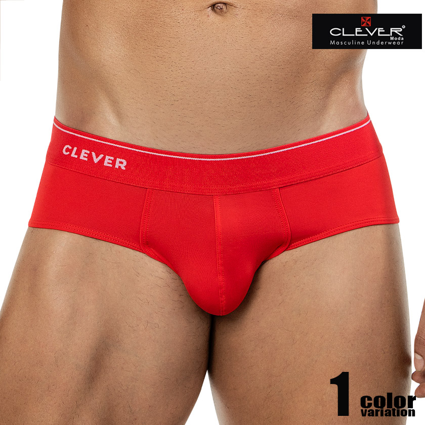 ��󥺥֥꡼�� CLEVER/����С� Atenea Briefs Color Red ���ȥ�å� �������� ��� �ѥ�� �ӥ��� �֥꡼�� �����饤�� Ω��˥��