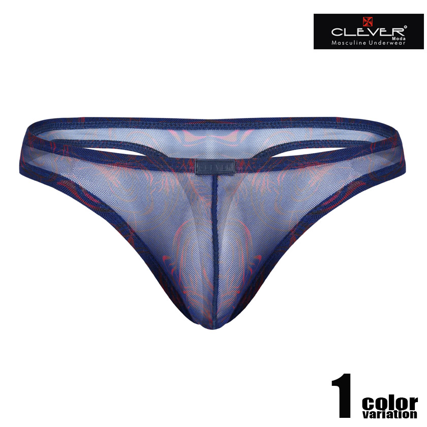 ���T�Хå� CLEVER/����С� CALIPSO THONG Blue Ʃ�� �������롼 ��å��� �������� �������� ��� �ѥ�� T�Хå� �����饤�� Ω��˥��