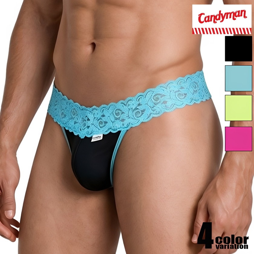 CandyMan/�����ǥ����ޥ� ���T�Хå���Lace Thongs �졼�������쥬��� Ʃ�� �������塡��󥺡��ѥ�ġ���������