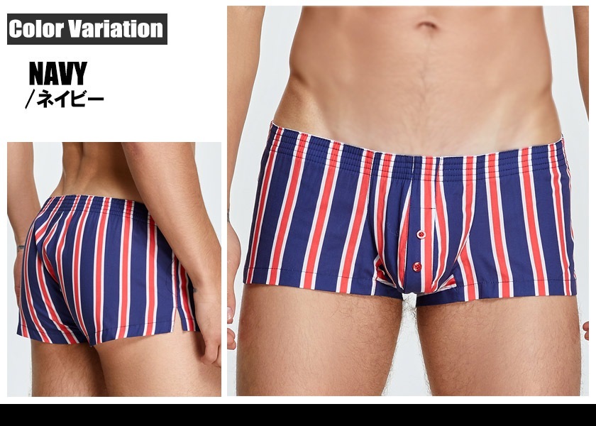 SEOBEAN/���ӥ� STRIPED FIT TRUNKS ���ȥ饤���� ���硼�ȥȥ�󥯥� ��å��� �����������åȥ� �� Ω��˥�� �ȥ�󥯥����������塡��󥺡��ѥ�ġ���ä��ꡡ���å��� 