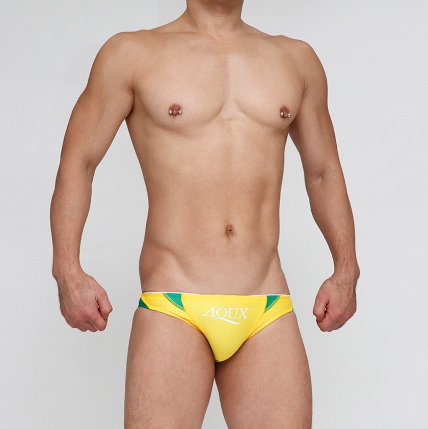 AQUX/���å��� Fang Bikinis "Yellow" �����०���� �ӥ��˷� ��󥺿��� ���ѥ� ���ѥ� �������� �ӡ��������� aqux