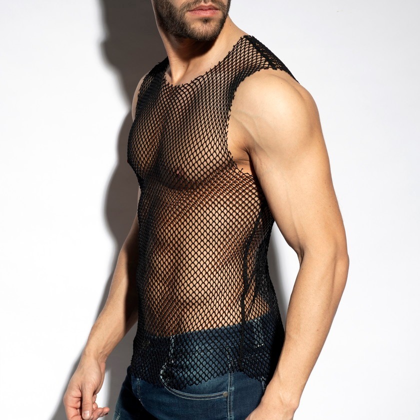 EScollection/�������������쥯����� BEACHY NET TANK TOP �֥�å��� ���󥯥ȥåס�µ�ʤ����Ρ����꡼�֡����꡼�֥쥹����󥺡��ե��å���󡡥ȥåץ� Ʃ��