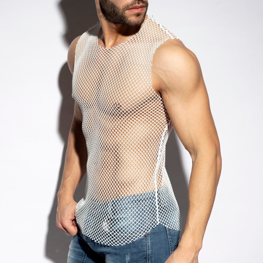 EScollection/�������������쥯����� BEACHY NET TANK TOP �֥�å��� ���󥯥ȥåס�µ�ʤ����Ρ����꡼�֡����꡼�֥쥹����󥺡��ե��å���󡡥ȥåץ� Ʃ��