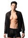AndrewChristian/����ɥ�塼���ꥹ����� Naked Truth Capsule See-Through Midnight Shirt T����� Ĺµ ��� �ե��å���� �ȥåץ� �������롼 �ɥå���