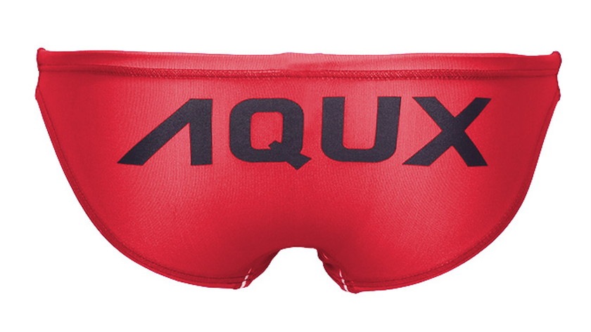 AQUX/���å��� Asymmetry Speedo "Sheer Red" �����०���� ���ѥ� ��󥺿��� �ӥ��˷� ���ѥ� �������� �ӡ��������� aqux