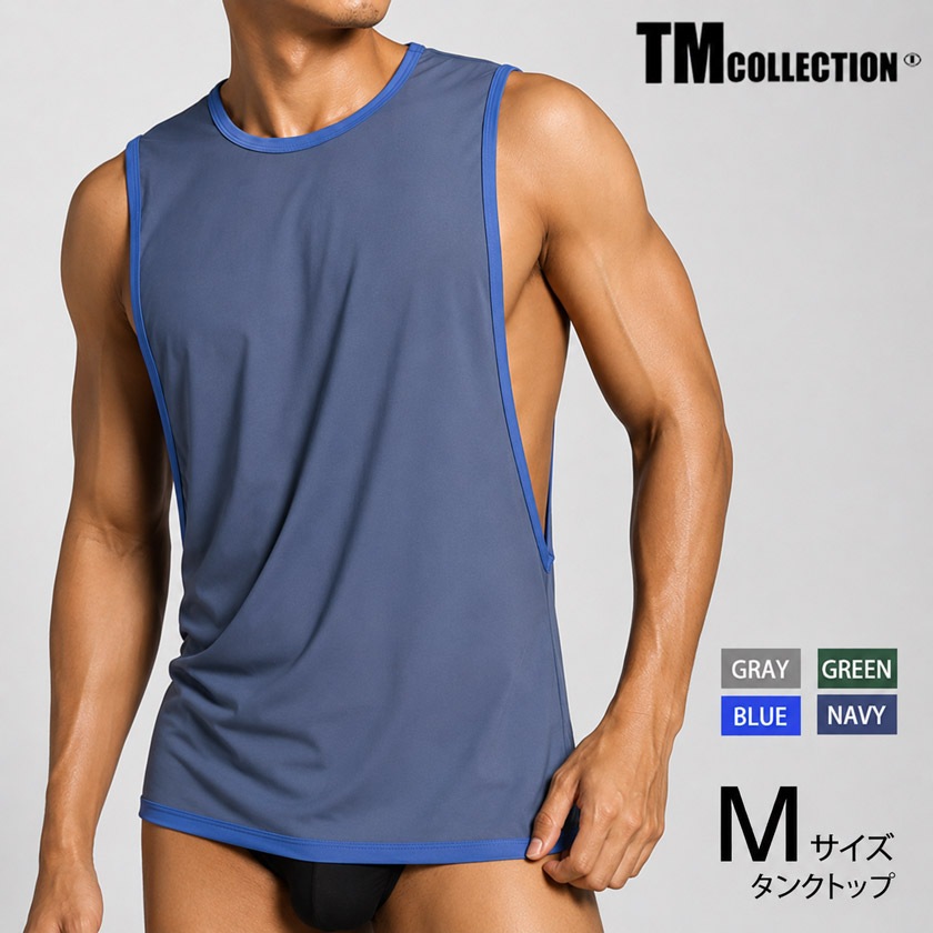 M������ ��NEW ���ꥫ�顼�� TM���쥯����� Clearskin Relax fit tanktop ��� ���󥯥ȥå� �ȥåץ� ����ʡ� ���� �ѥ�� ������������� TM Collection