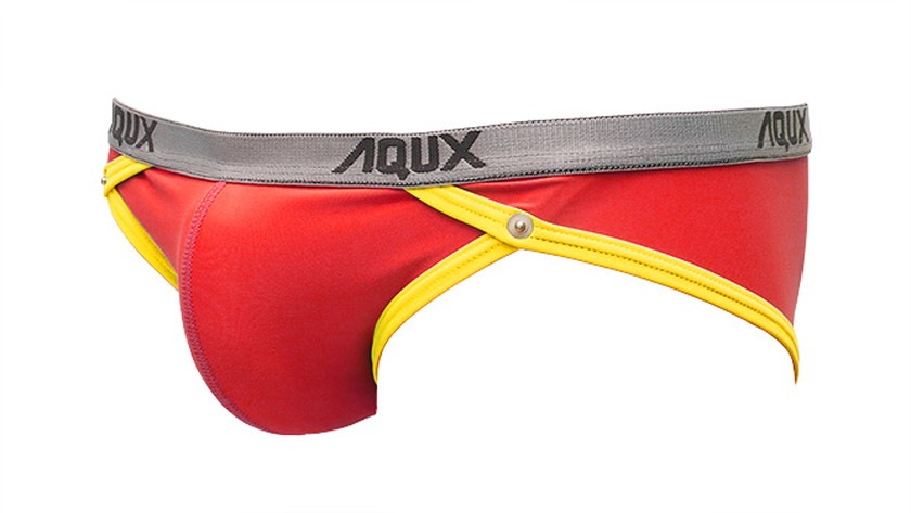 ��󥺥ӥ��� �֥꡼�� AQUX/���å��� Over Wrap Bikini "Red" �ӥ��� �������� ��� �ѥ�� �������� aqux