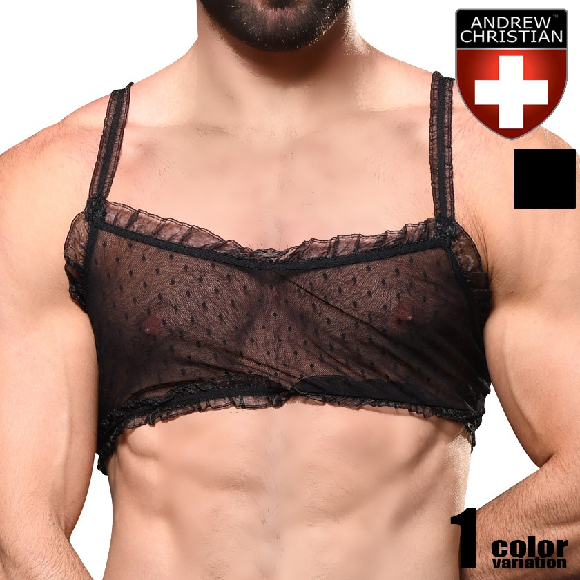 18���ޤ�30��OFF��AndrewChristian/����ɥ�塼���ꥹ����� UNLEASHED Boudoir Mesh Bra ��󥺥֥饸�㡼 �����ѥ֥饸�㡼 �������롼Ʃ�� �ե�� �ۥ磻�ȥǡ�