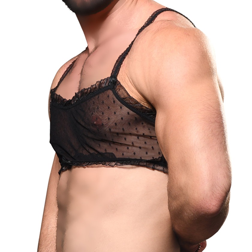 18���ޤ�30��OFF��AndrewChristian/����ɥ�塼���ꥹ����� UNLEASHED Boudoir Mesh Bra ��󥺥֥饸�㡼 �����ѥ֥饸�㡼 �������롼Ʃ�� �ե�� �ۥ磻�ȥǡ�