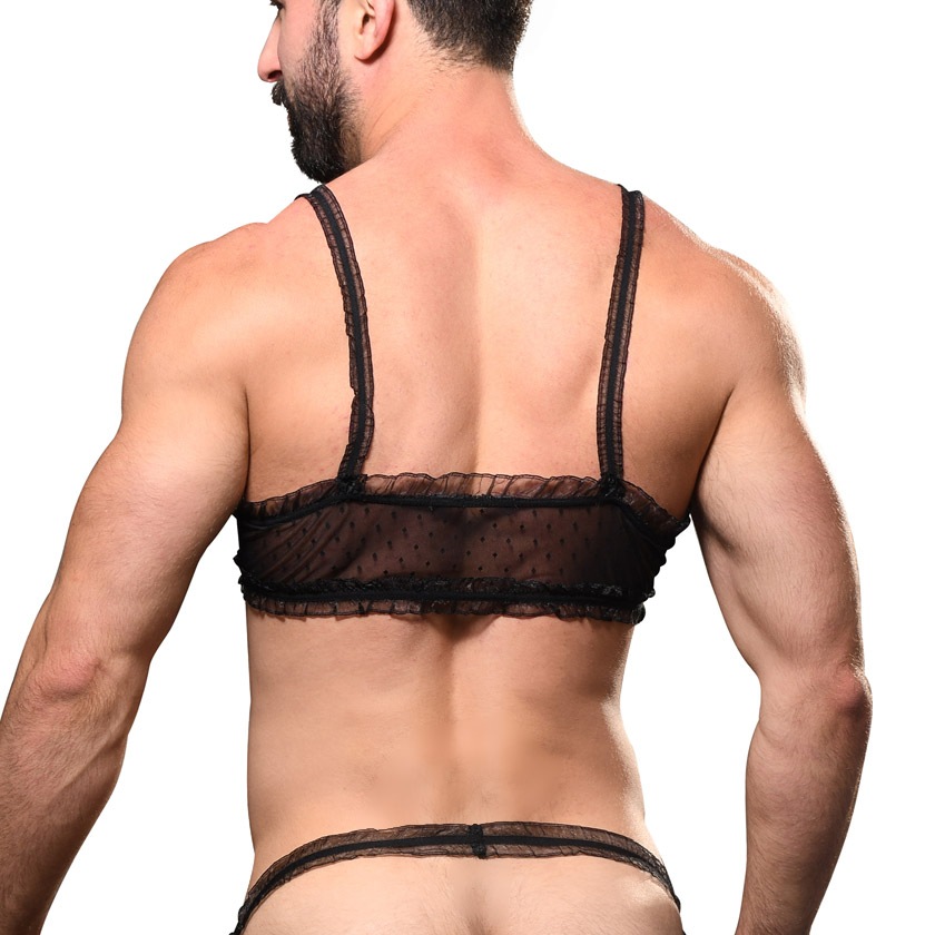 18���ޤ�30��OFF��AndrewChristian/����ɥ�塼���ꥹ����� UNLEASHED Boudoir Mesh Bra ��󥺥֥饸�㡼 �����ѥ֥饸�㡼 �������롼Ʃ�� �ե�� �ۥ磻�ȥǡ�
