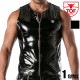 TOF PARIS/Trends Of Friends Vinyl zipped tank top���åѡ��դ� �ӥˡ��륿�󥯥ȥå� �ȥåץ� �Ρ����꡼�� ���  �������� ����